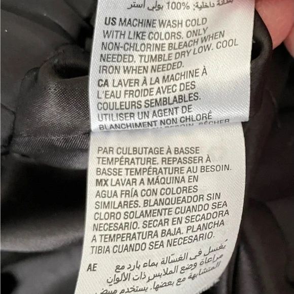 Black Satin-look Bomber Jacket - Picture 8 of 10